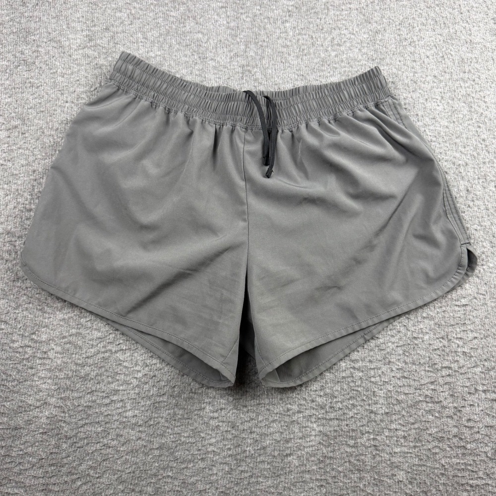 Champion Women's S Small Gray Running Shorts Elastic Drawstring Waist Activewear